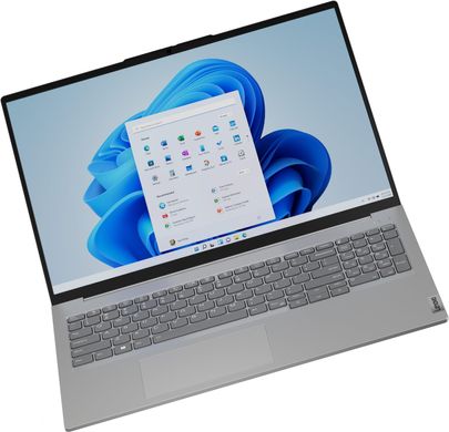 Lenovo Ноутбук ThinkBook 16-G6 16" WUXGA IPS AG, AMD R5-7430U, 16GB, F512GB, UMA, DOS, сірий 21KK008PRA фото