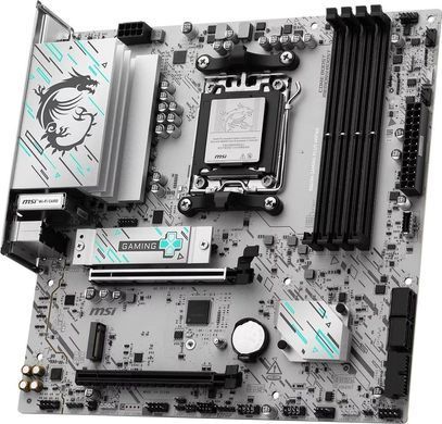 MSI Материнcька плата B840M GAMING PLUS WIFI6E sAM5 B840 4xDDR5 M.2 HDMI WiFi BT mATX 911-7E77-003 фото