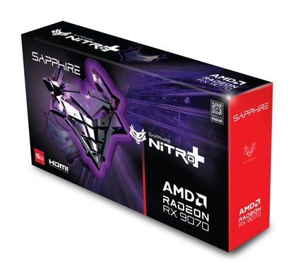 SAPPHIRE Видеокарта Radeon RX 9070 16GB GDDR6 NITRO+ GAMING OC 11349-01-20G фото