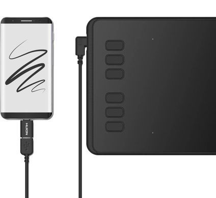 Huion Графический планшет 6.3"x3.9" H640P, microUSB, черный H640P фото
