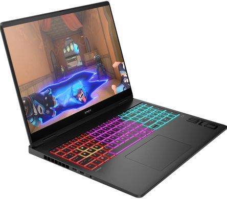 HP Ноутбук HP OMEN 16-ah0043ua 16" 2.5K IPS AG, Intel U9-275HX, 64GB, F2048GB, NVD5090-24, DOS, чорний BV8Y5EA фото
