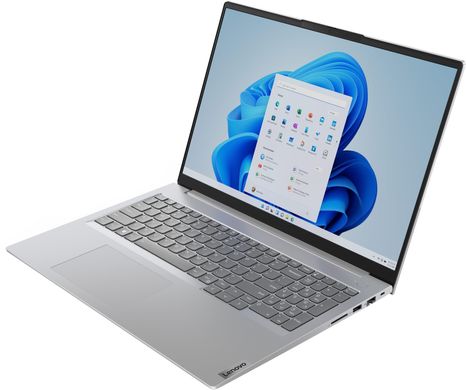 Lenovo Ноутбук ThinkBook 16-G6 16" WUXGA IPS AG, AMD R5-7430U, 16GB, F512GB, UMA, DOS, сірий 21KK008PRA фото