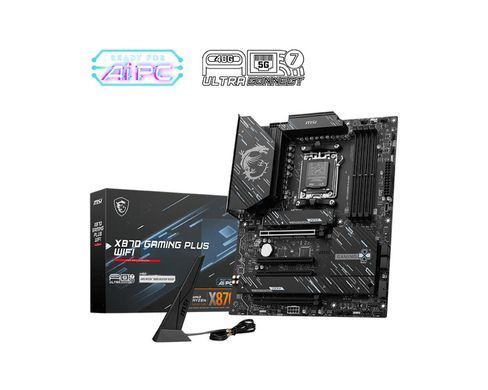 MSI Материнcька плата X870 GAMING PLUS WIFI sAM5 X870 4xDDR5 M.2 HDMI WiFi BT ATX 911-7E47-005 фото
