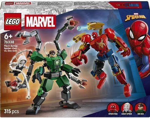 LEGO Конструктор LEGO Super Heroes Битва роботів: Людина-павук vs. Доктор Восьминог 76338 фото