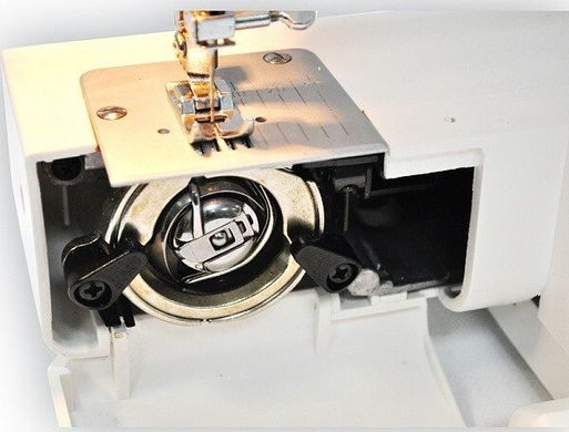 LEADER Швейная машина VS 55A, электромех., 70Вт, 21 шв.оп., петля автомат, белый + бирюзовый VS55A фото