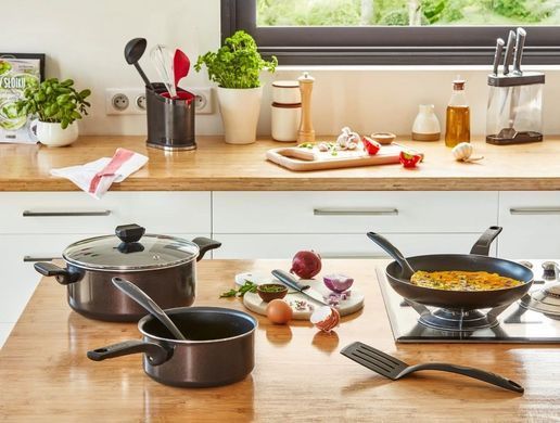 Tefal Сковорода Simply Clean, 26см, алюминий, бакелит, черный B5670553 фото