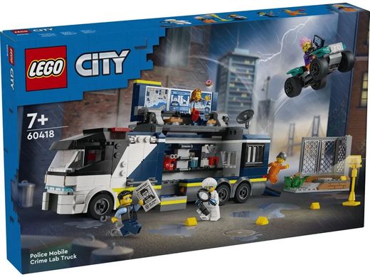 LEGO Конструктор City Пересувна поліцейська криміналістична лабораторія 60418 фото