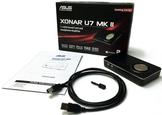 Внешняя звуковая карта Asus Xonar U7 MKII 90YB00KB-M0UC00 фото