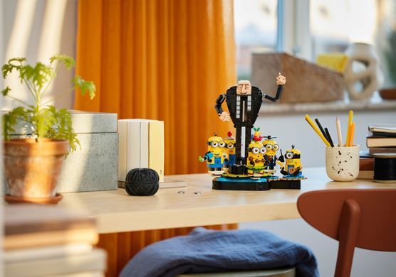 LEGO Конструктор Despicable Me 4 Ґру й посіпаки з кубиків 75582 фото