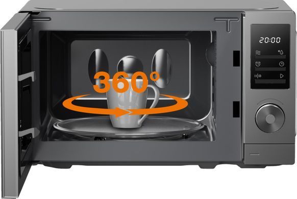 Gorenje Мікрохвильова піч Gorenje, 20л, електр. керув., 700Вт, дисплей, нерж MO20A3T4 фото