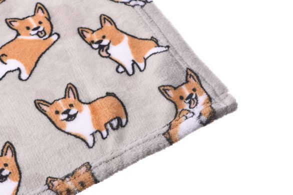 ARDESTO Плед Flannel, 160х200см, коргі, 100% поліестер