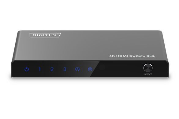 Digitus Відеокомутатор UHD HDMI (INx3 - OUTx1), 4K DS-55331 фото