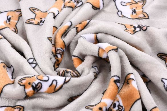 ARDESTO Плед Flannel, 160х200см, коргі, 100% поліестер