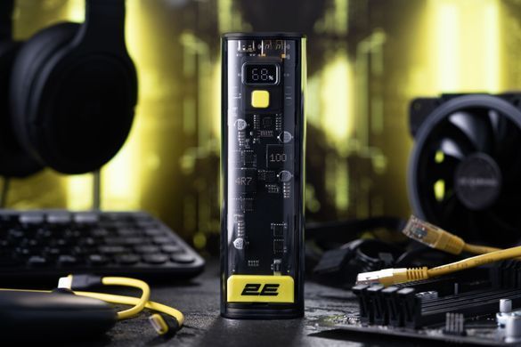 2E Універсальна літієва батарея Power Bank Сrystal 24000mAh 100W 2E-PB7200PD фото
