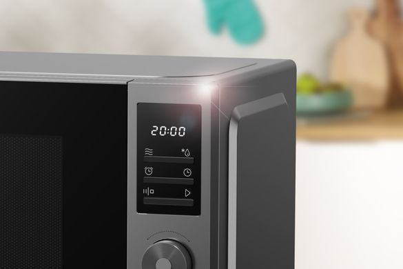 Gorenje Мікрохвильова піч Gorenje, 20л, електр. керув., 700Вт, дисплей, нерж MO20A3T4 фото