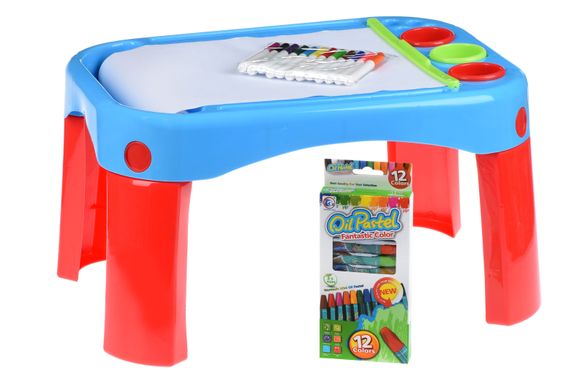 Навчальний стіл Same Toy My Fun Creative table з аксесуарами 8810Ut фото