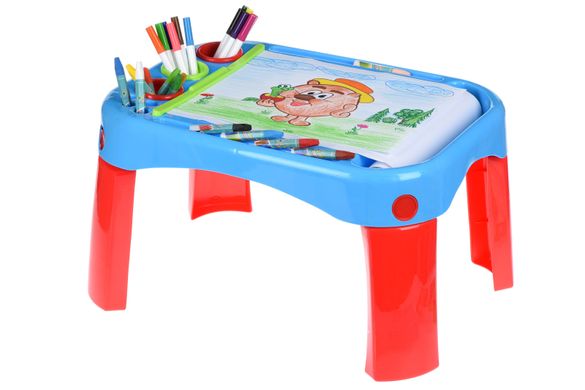Обучающий стол Same Toy My Fun Creative table с аксесуарами 8810Ut фото