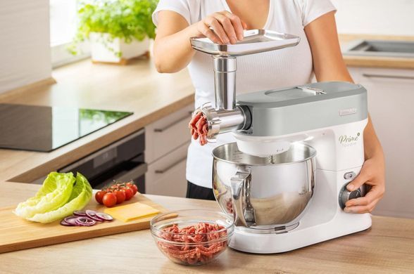 Sencor Кухонная машина 1200Вт, чаша-металл, корпус-пластик, насадок-19, подсветка, белый STM3789SL фото