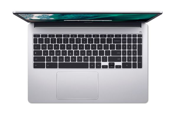 Acer Ноутбук Chromebook CB315-4HT 15" FHD IPS Touch, Intel P N6000, 8GB, F128GB, UMA, ChromeOS, сріблястий NX.KBAEU.002 фото