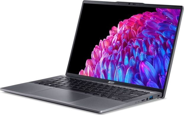 Acer Ноутбук Swift Go 14 SFG14-63 14" 2.8K OLED, AMD R7-8845HS, 32GB, F1TB, UMA, Win11, сірий NX.KTSEU.004 фото
