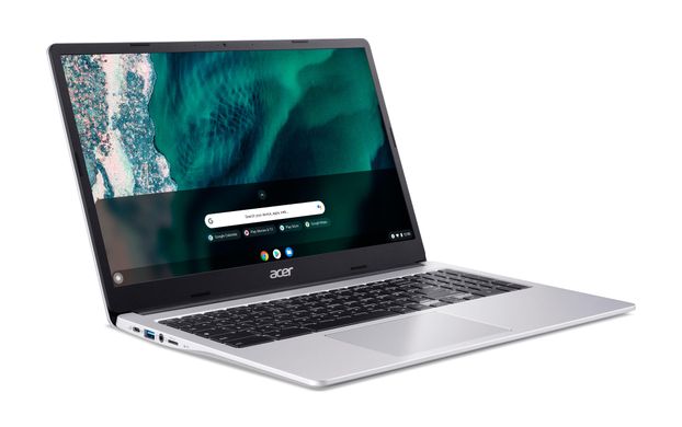 Acer Ноутбук Chromebook CB315-4HT 15" FHD IPS Touch, Intel P N6000, 8GB, F128GB, UMA, ChromeOS, сріблястий NX.KBAEU.002 фото