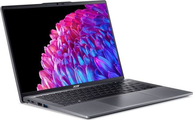 Acer Ноутбук Swift Go 14 SFG14-63 14" 2.8K OLED, AMD R7-8845HS, 32GB, F1TB, UMA, Win11, сірий NX.KTSEU.004 фото