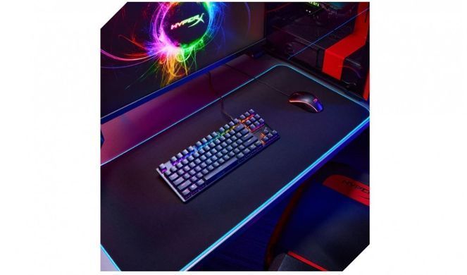 HyperX Клавиатура Alloy Origins Core PBT Red USB RGB ENG/RU Black 639N7AA фото