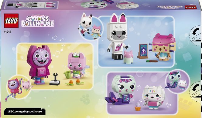 LEGO Конструктор LEGO Gabby's Dollhouse Друзі-коти Ґаббі з кубиків 11215 фото