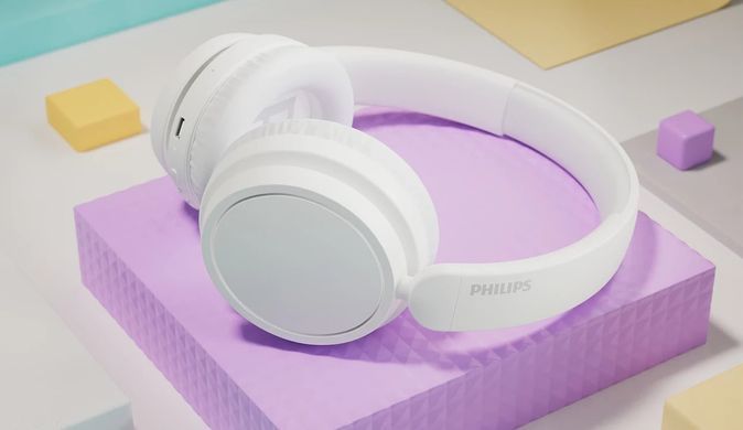 Philips Наушники Over-ear TAH5209 BT 5.3, SBC, Wireless, Mic, Белый TAH5209WT/00 фото