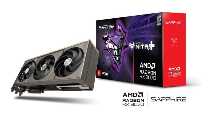 SAPPHIRE Видеокарта Radeon RX 9070 16GB GDDR6 NITRO+ GAMING OC 11349-01-20G фото