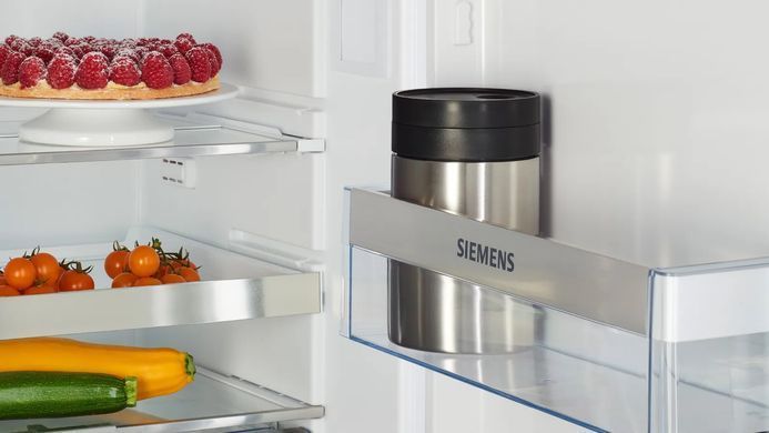 Siemens Siemens Coffee machine, 1.7L, auto capuchino maker, LED display, auto recipe-8, black-silver TE653M11RW фото