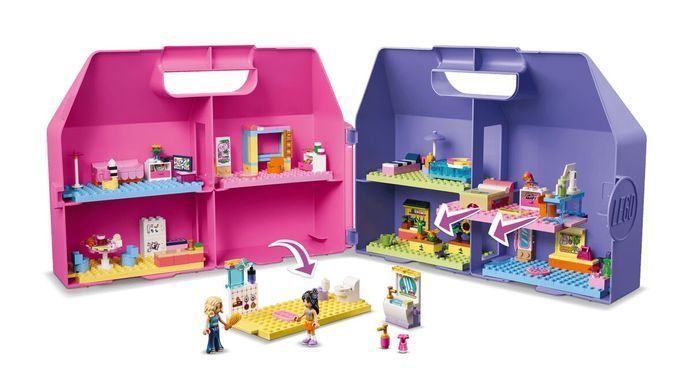 LEGO Конструктор LEGO Friends Ляльковий будиночок-валіза для творчої гри 42697 фото