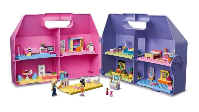 LEGO Конструктор LEGO Friends Ляльковий будиночок-валіза для творчої гри 42697 фото