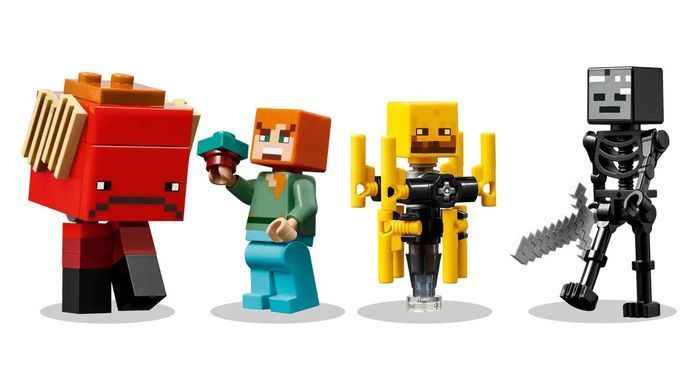 LEGO Конструктор Minecraft Битва с лавой в Незере 21266 фото