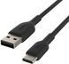 Belkin Кабель USB-A - USB-С, PVC, 1m, black 3 - магазин Coolbaba Toys