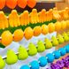 Развивающая деревянная игрушка-счеты - ТУТТИ-ФРУТТИ 7 - магазин Coolbaba Toys
