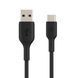 Belkin Кабель USB-A > USB-C заряджання/синхронізації 0.15м, 15Вт, Type-C, PVC, чорний 1 - магазин Coolbaba Toys