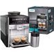 Siemens Siemens Coffee machine, 1.7L, auto capuchino maker, LED display, auto recipe-8, black-silver 8 - магазин Coolbaba Toys