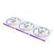 Zalman Корпусний вентилятор Zalman ZM-DF120 ARGB, 120мм, 800-2300rpm, 4pin, PWM, 3pin+5VARGB, 34,5dBa, POGO pin, Magnetic, Reversed, білий 3 - магазин Coolbaba Toys