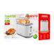 ARDESTO Тостер White stripes T-F17WG 930Вт, пластик, білий+сірий