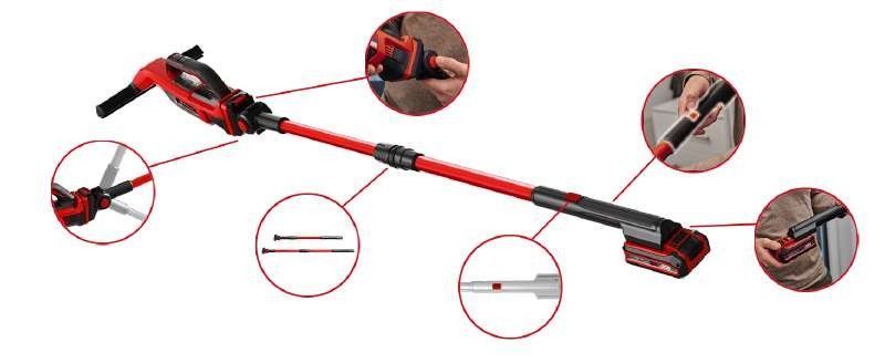 Einhell Набор телескопических трубок для BRILLIANTO, макс 120см, 2шт (для устройства и для распылителя) 3437101 фото