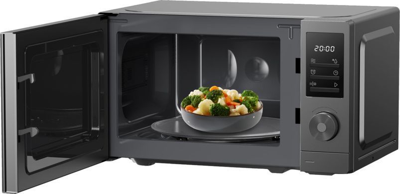 Gorenje Мікрохвильова піч Gorenje, 20л, електр. керув., 700Вт, дисплей, нерж MO20A3T4 фото