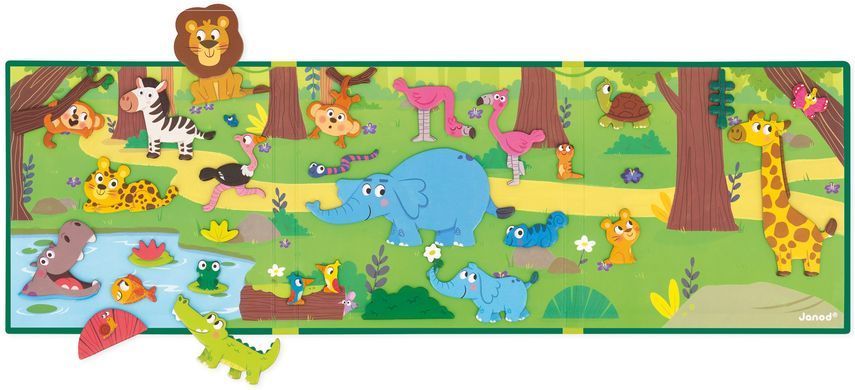 Janod magnetic stories African Animals J05456 фото