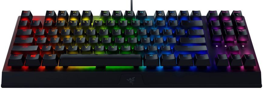Razer Клавиатура механическая BlackWidow V3 TKL 87key, Green Switch, USB-A, EN/RU, RGB, чёрный RZ03-03490700-R3R1 фото