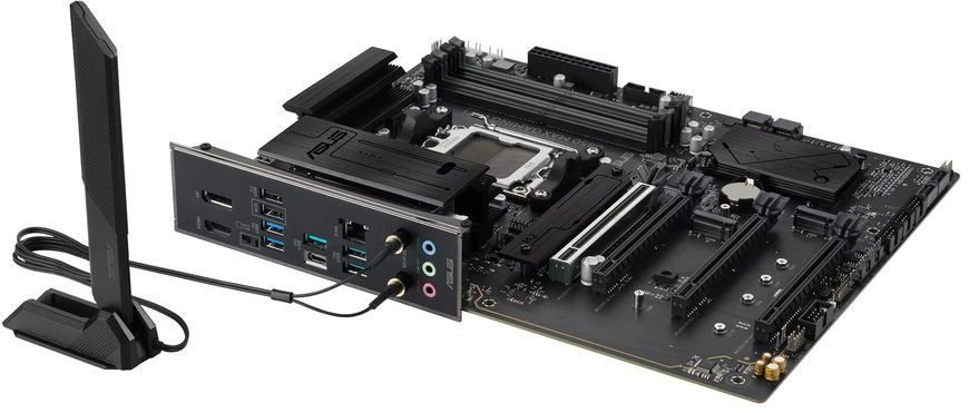 ASUS Материнcька плата ASUS B850 MAX GAMING WIFI sAM5 B850 4xDDR5 M.2 HDMI DP ATX 90MB1PR0-M0EAY0 фото