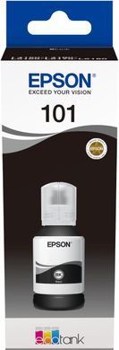Epson Контейнер з чорнилом 101 EcoTank L14150/L4150/L4160/L4260/L4267/L6160/L6170/L6190/L6270/L6290 black pigm C13T03V14A фото