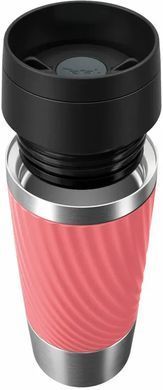 Tefal Термочашка Travel Mug Classic Twist, 0.36л, нержавеющая сталь, коралловый N2024410 фото