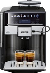 Кофемашина Siemens, 1.7л, зерно+мол., автомат.капуч, LED-дисплей, авторецептов -8, черный TE605209RW фото