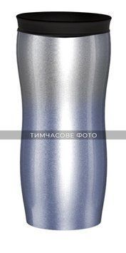 ARDESTO Термочашка Metallic 450 мл, нержавеющая сталь, синий AR2645GM фото