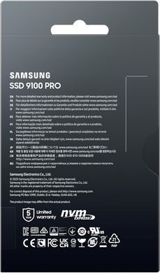 Samsung Накопитель SSD Samsung M.2 4TB PCIe 5.0 9100PRO MZ-VAP4T0BW фото
